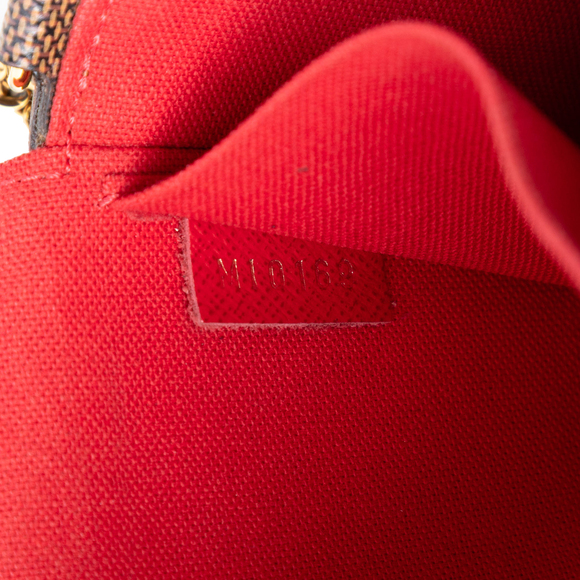 Pre-Loved Louis Vuitton Damier Ebene Pochette Felicie - Picture 6 of 8